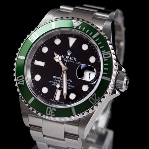 rolex groen submariner|rolex submariner green bezel price.